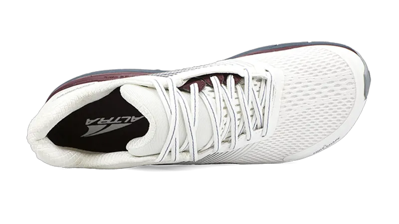 White/Burgundy