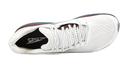 White/Burgundy