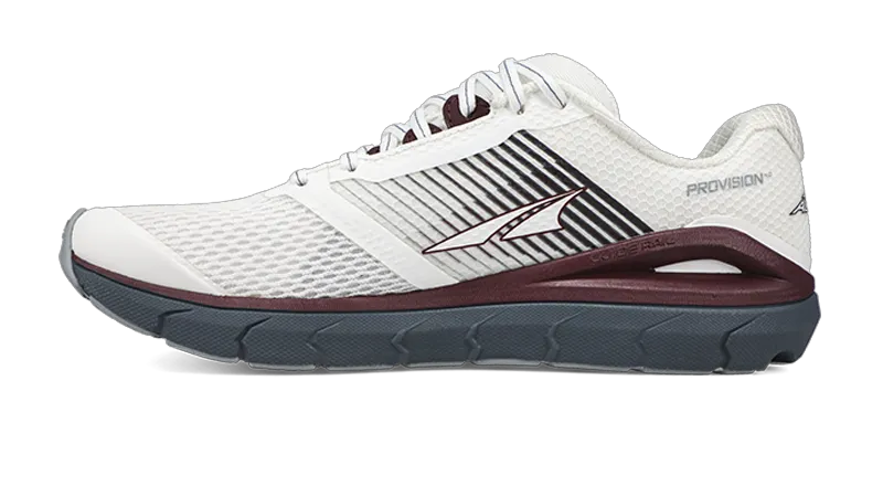 White/Burgundy