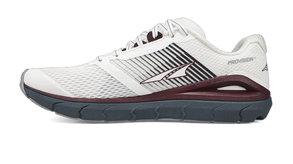 White/Burgundy