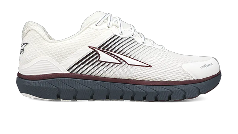 White/Burgundy