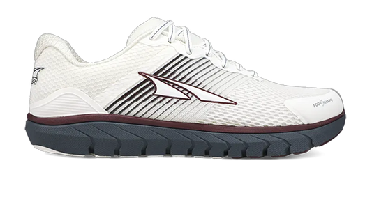 White/Burgundy