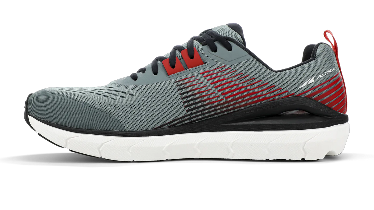 Light Gray/Red
