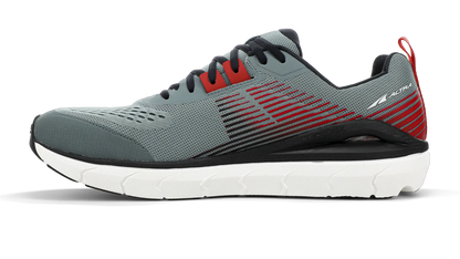 Light Gray/Red