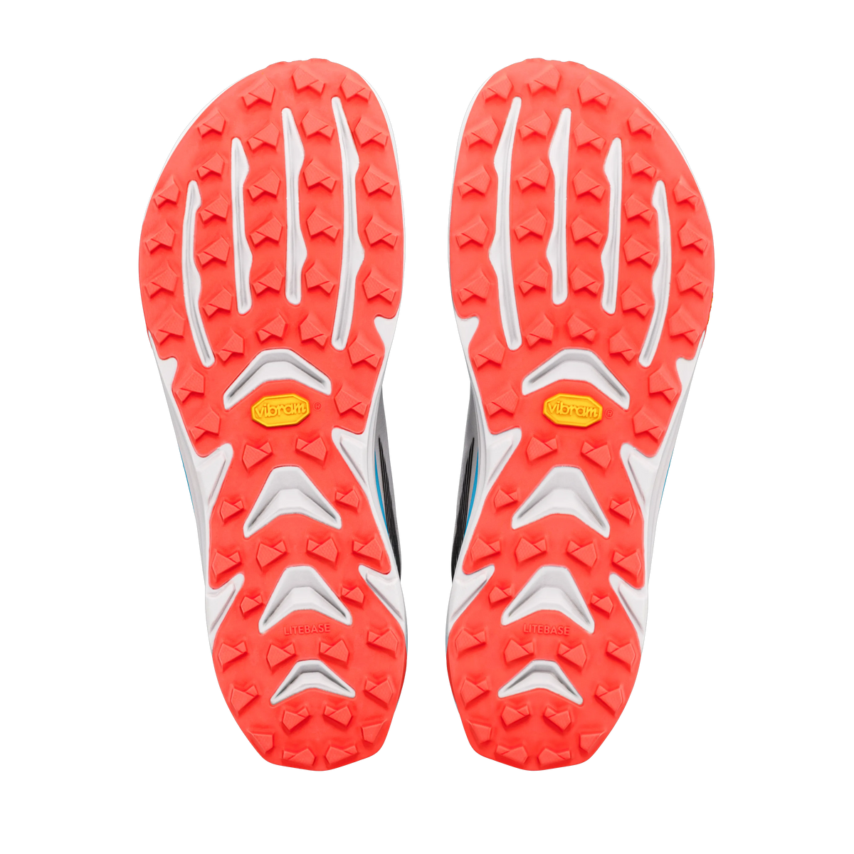 White/Black/Fiery Coral
