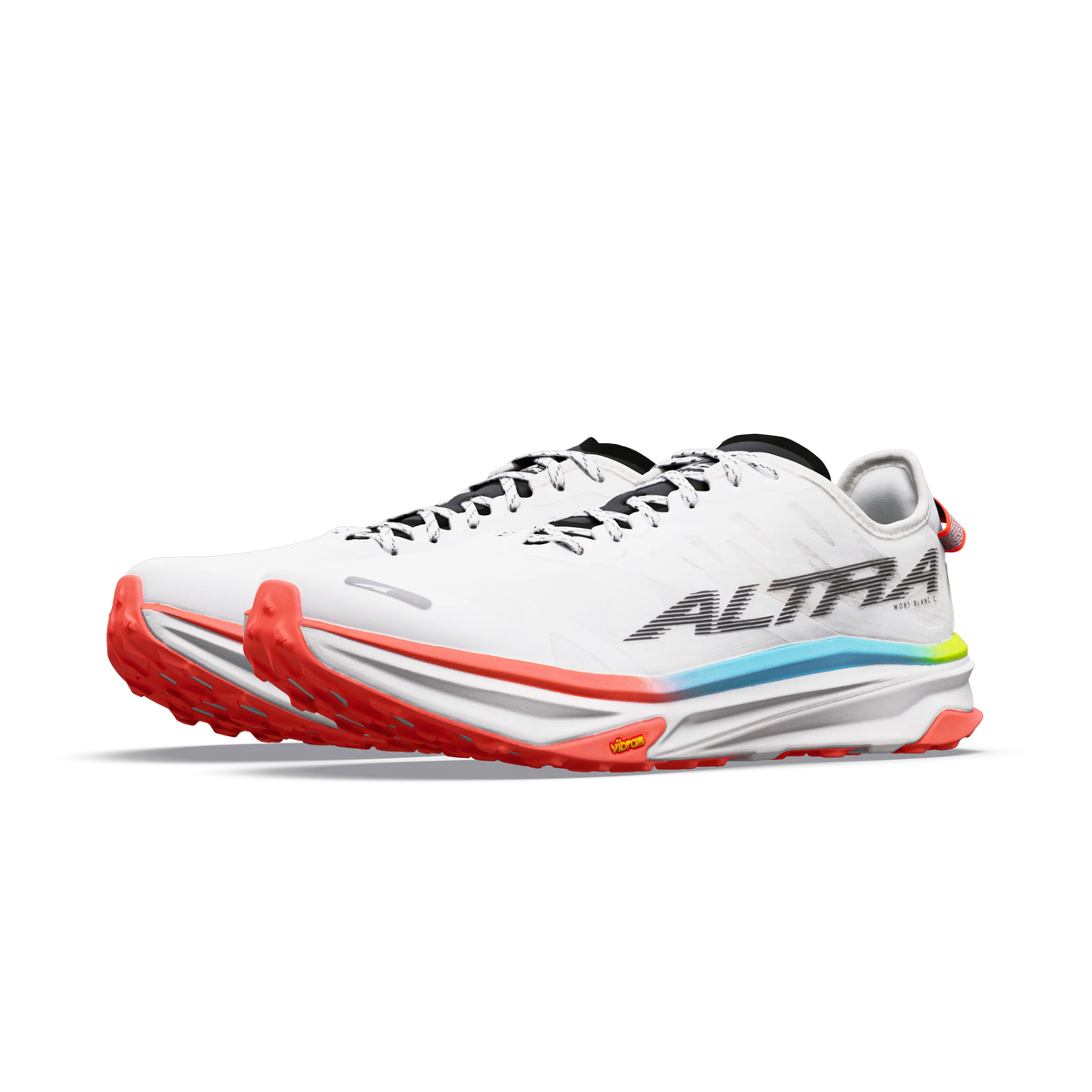 White/Black/Fiery Coral
