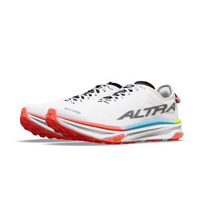 White/Black/Fiery Coral