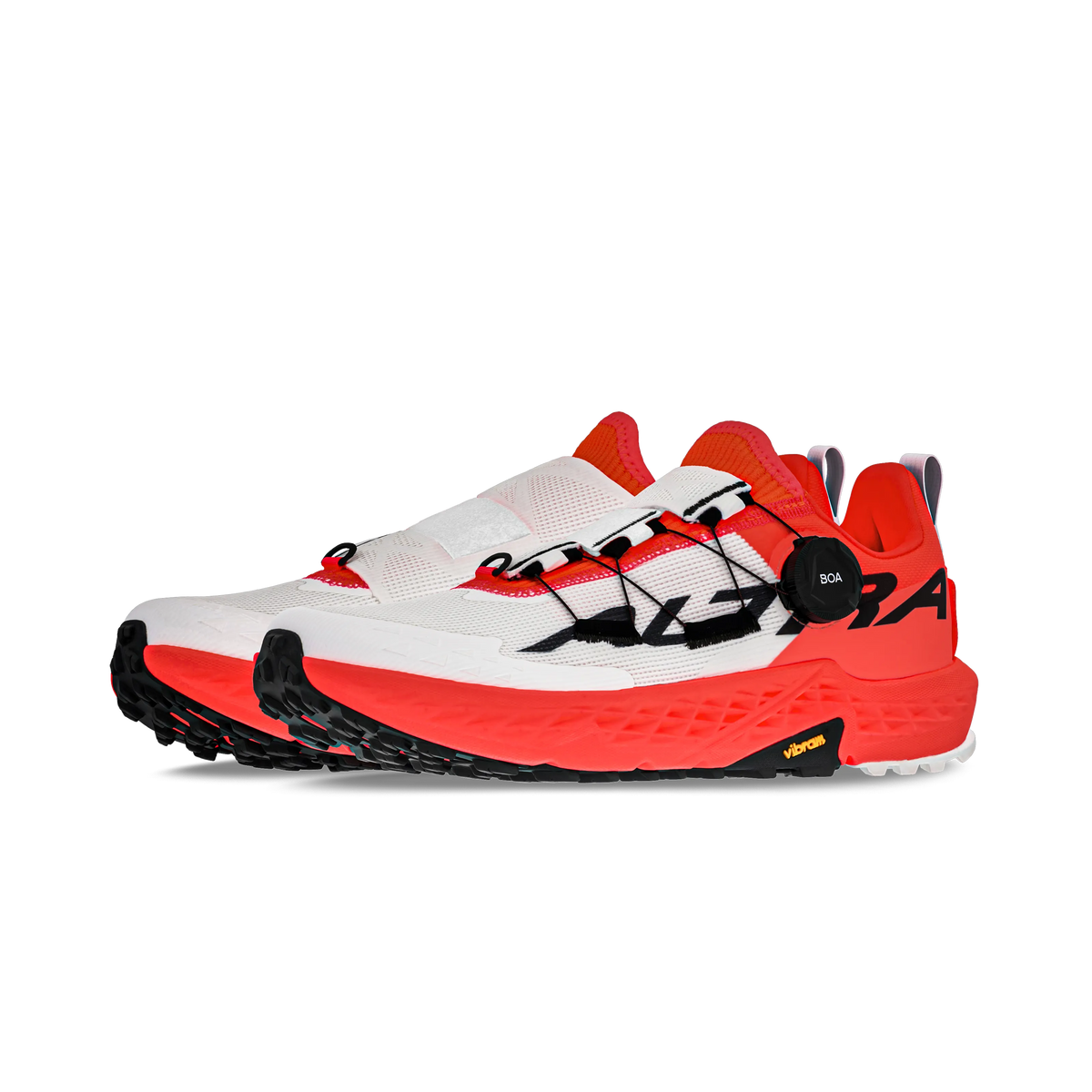 White/Coral