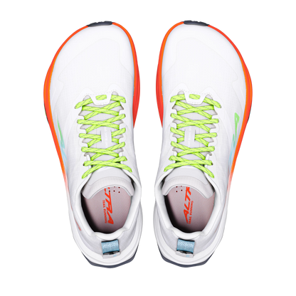 White/Fiery Coral/Blue