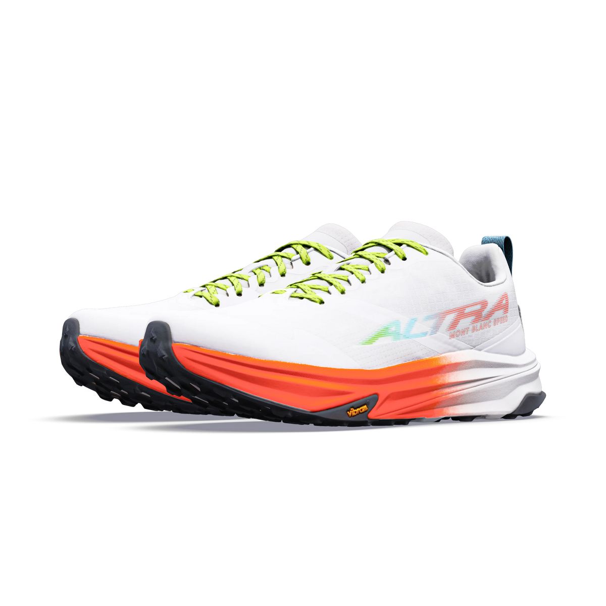 White/Fiery Coral/Blue