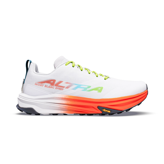 White/Fiery Coral/Blue