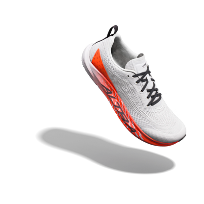 White/Black/Fiery Coral