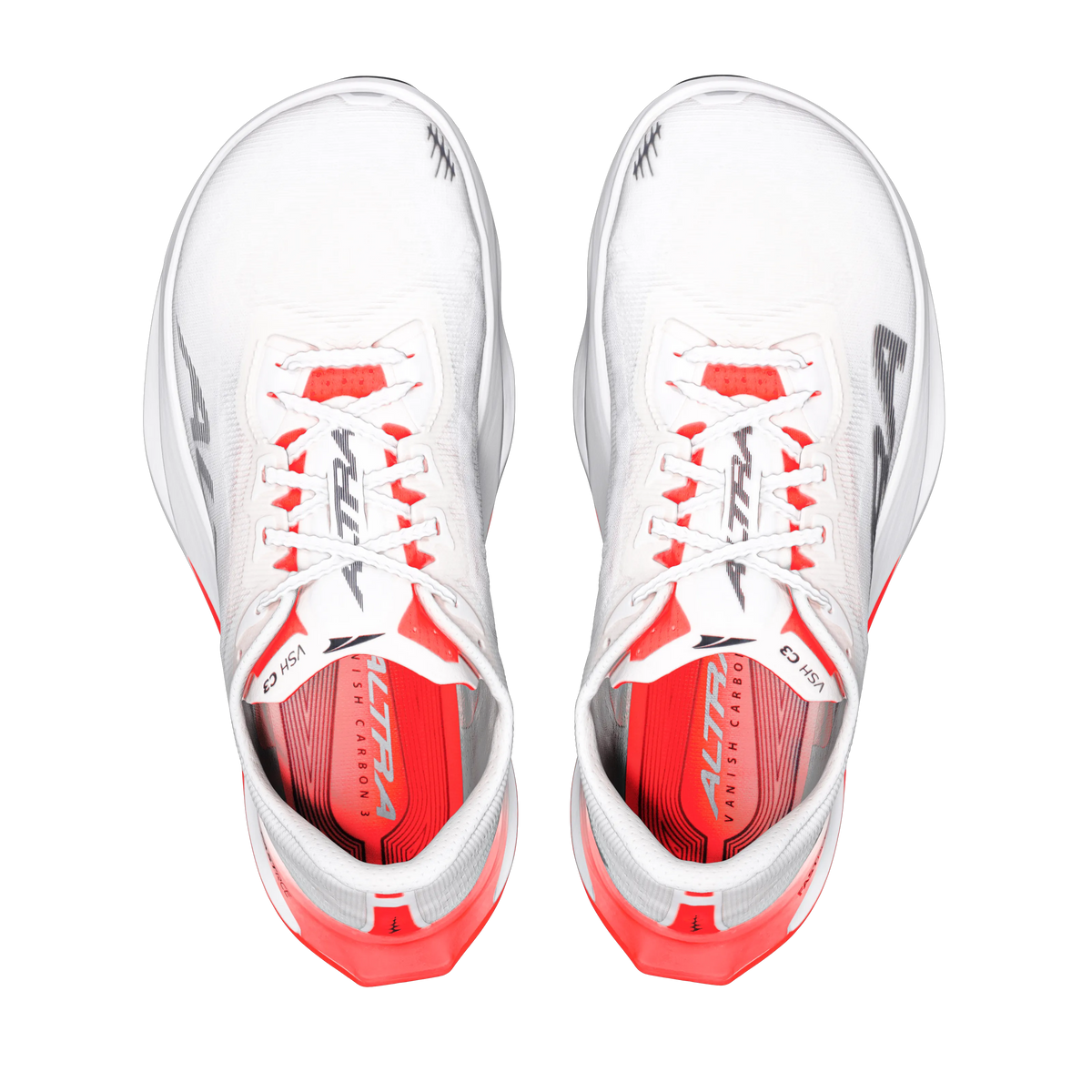 White/Black/Fiery Coral