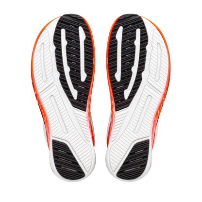 White/Black/Fiery Coral