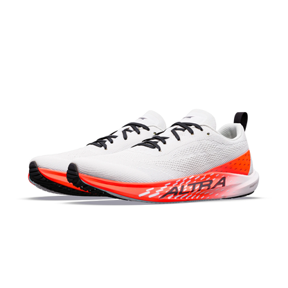White/Black/Fiery Coral