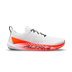 White/Black/Fiery Coral