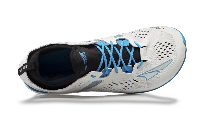 Silver/Blue